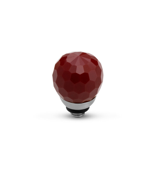 MelanO TW Facet cz ball Cherry Chocolate