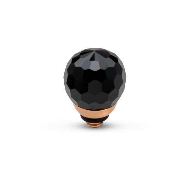 MelanO TW Facet cz ball Black