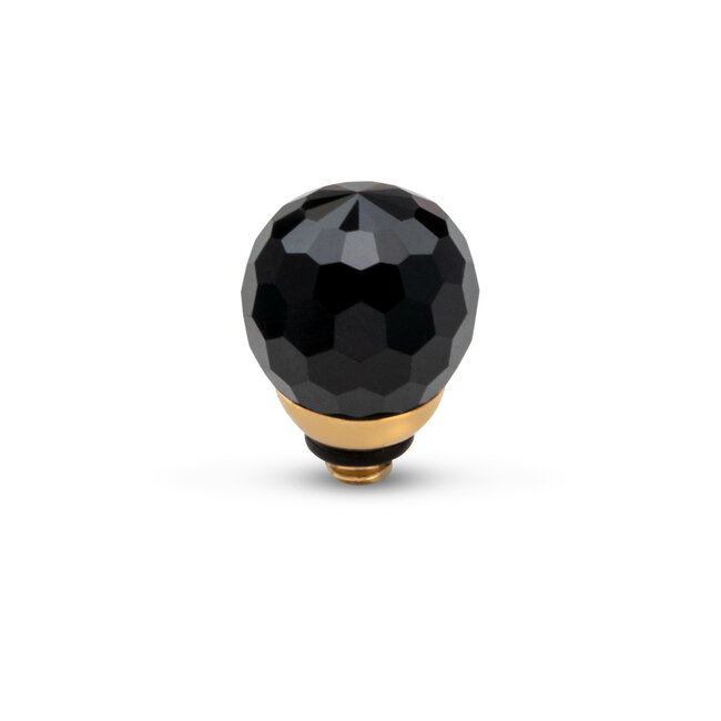 MelanO TW Facet cz ball Black