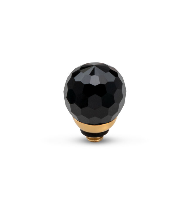 MelanO TW Facet cz ball Black