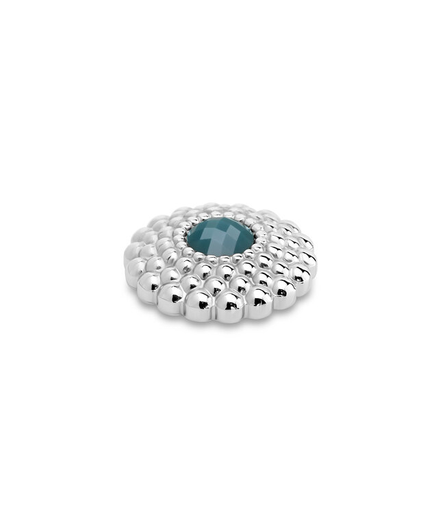 MelanO KO Bubbly Flower  Retro Blue