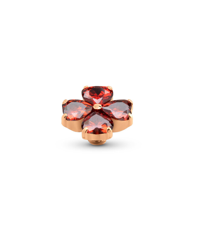 MelanO TW Heart Clover  D d Garnet