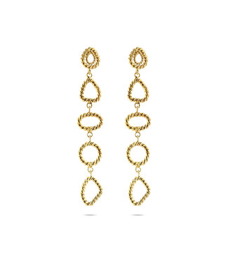 Christine Bekaert Oorring Twisted Drops