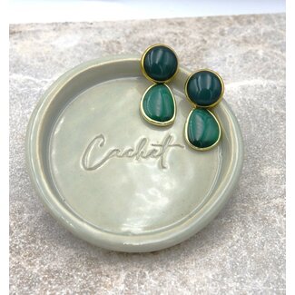 Maison Cachet Oorring Epure Vert
