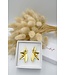 Maison Cachet Oorring Studs Grandes Feuilles