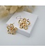 Maison Cachet Oorring Studs Fleurs Tressées