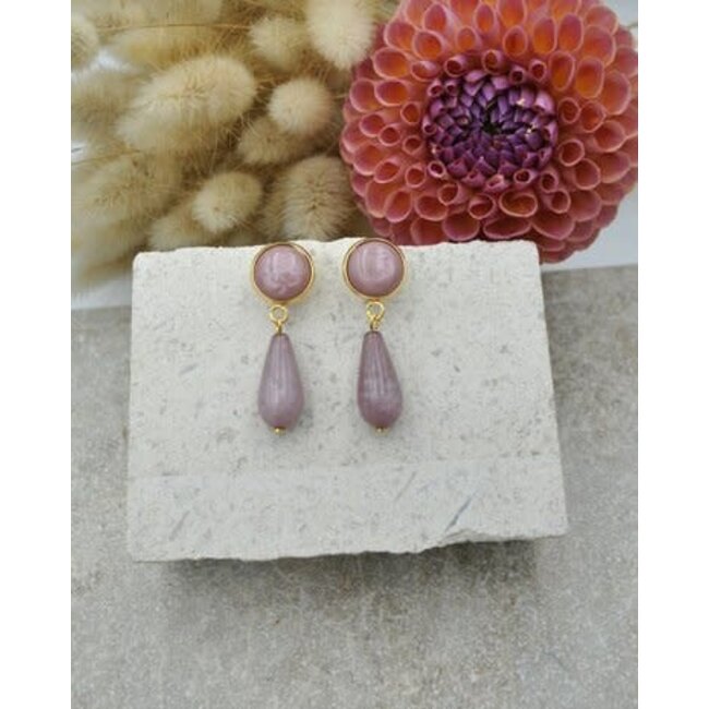 Maison Cachet Oorring Discrètes Lila