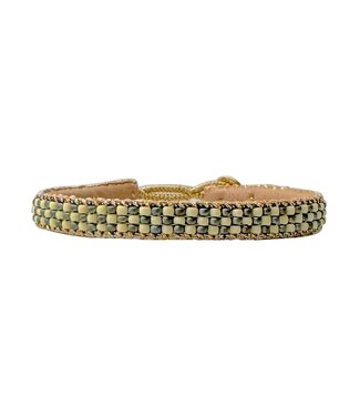 Ibu Jewels Ibu Jewels - Armband Raindrop GreyGB04