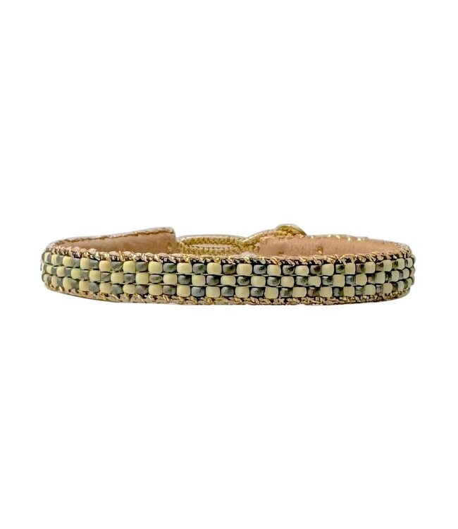Ibu Jewels Ibu Jewels - Armband Raindrop GreyGB04
