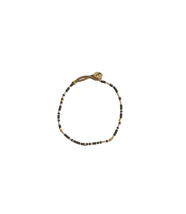 Ibu Jewels Ibu Jewels - Armband Lulu Raindrop Bronze