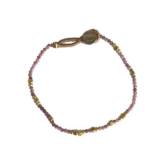 Ibu Jewels Armband Lulu Liv Pink Tourmalin