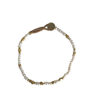 Ibu Jewels Ibu Jewels - Armband Lulu Liv Pearl Silver
