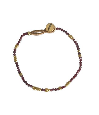 Ibu Jewels Ibu Jewels - Armband Lulu Liv Garnet