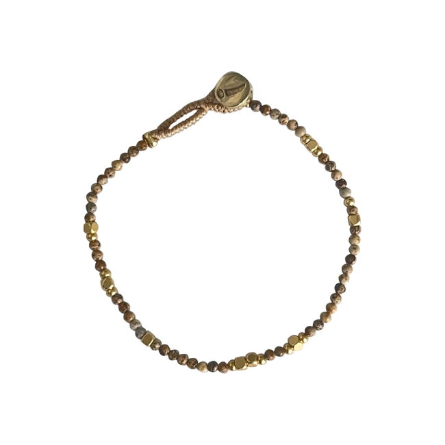 Ibu Jewels Armband Lulu Liv Desert Jasper
