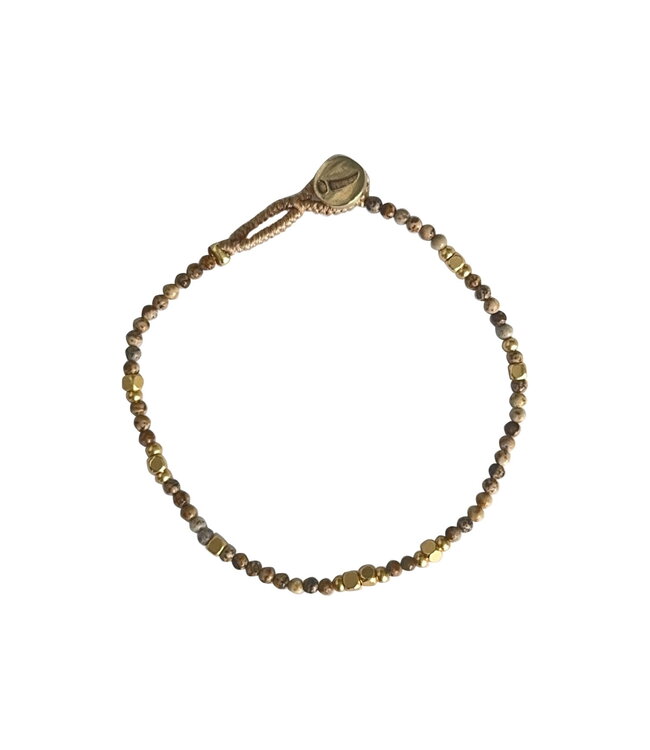 Ibu Jewels Armband Lulu Liv Desert Jasper
