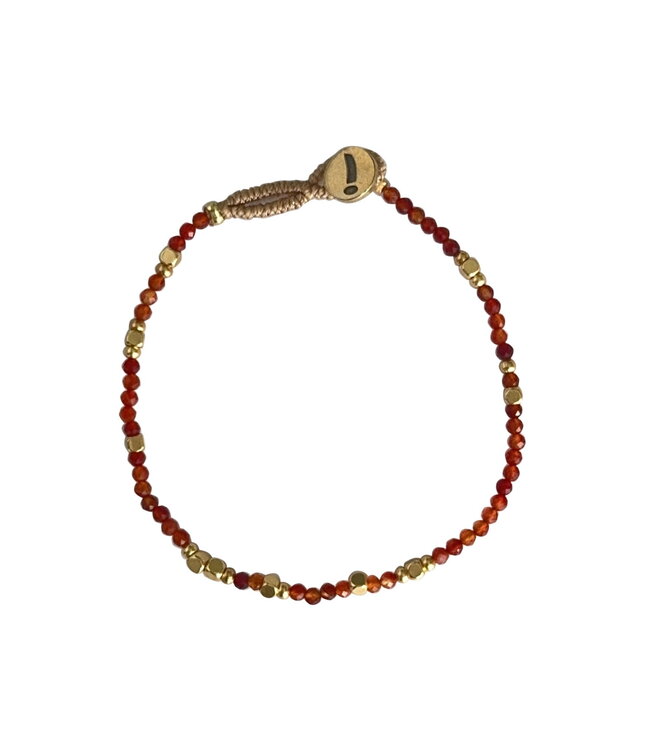 Ibu Jewels Ibu Jewels - Armband Lulu Liv Carnelian