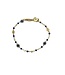 Ibu Jewels Ibu Jewels - Armband Lulu Flower Gold Grey