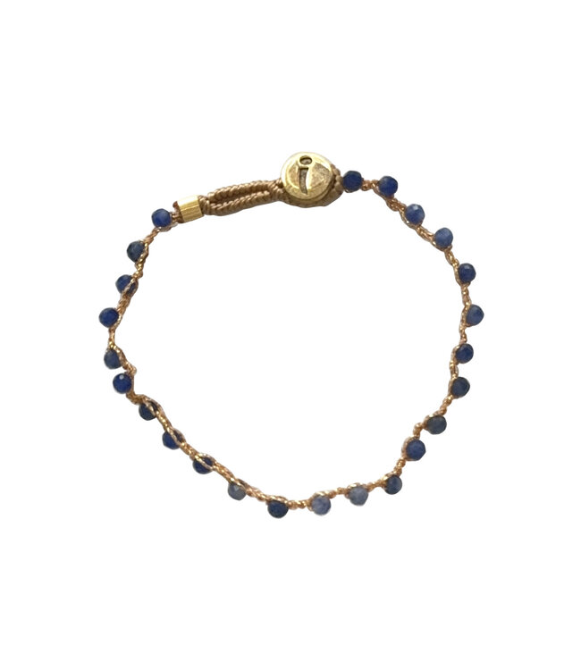 Ibu Jewels Armband Lulu Fine Blue Sodalite