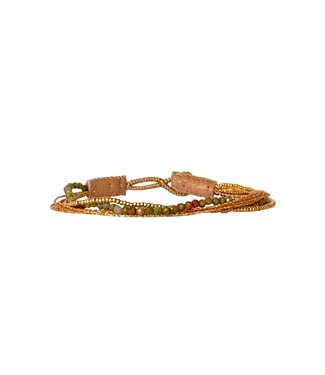Ibu Jewels Ibu Jewels - Armband Lulu Ash Unakite