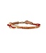 Ibu Jewels Ibu Jewels - Armband Lulu Ash Carnelian