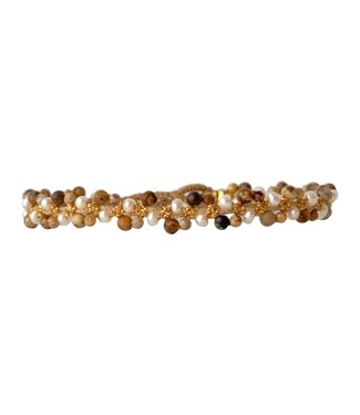 Ibu Jewels Ibu Jewels - Armband Lulu Abel Desert Jasper