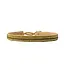 Ibu Jewels Armband Gold Stripe Bronze