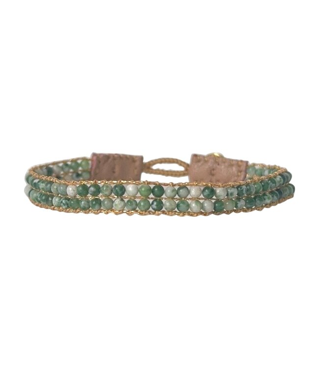Ibu Jewels Ibu Jewels - Armband Cap Lise Picasso Jasper