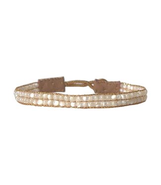 Ibu Jewels Ibu Jewels - Armband Cap Lise Mother of Pearl