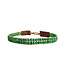 Ibu Jewels Ibu Jewels - Armband Cap Lise Green Jade