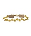 Ibu Jewels Ibu Jewels - Armband Cap Flower Gold