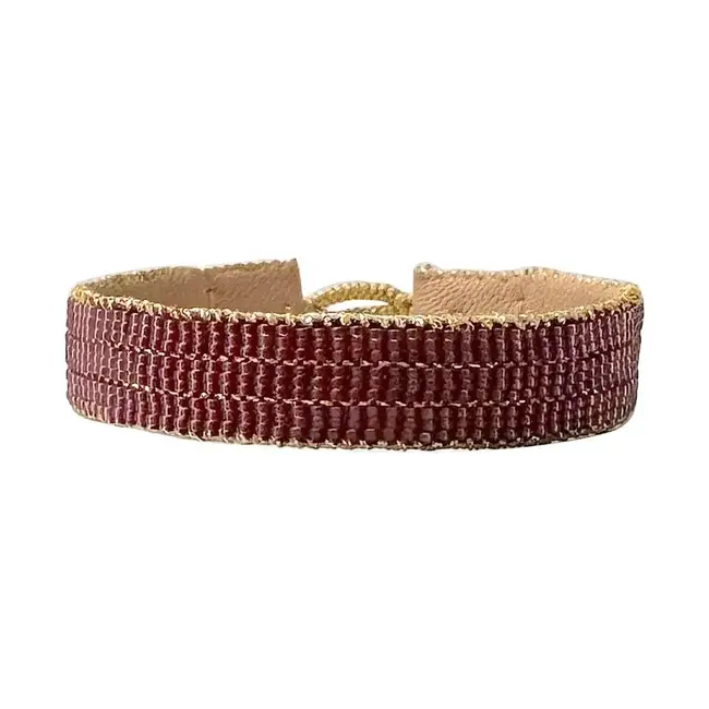 Ibu Jewels Armband Bill Maroon