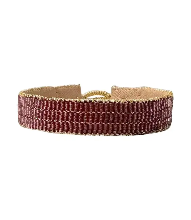 Ibu Jewels Ibu Jewels - Armband Bill Maroon