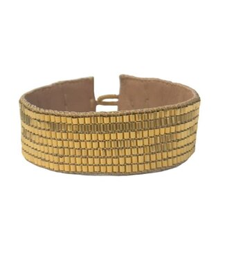 Ibu Jewels Ibu Jewels - Armband Bamboo Gold