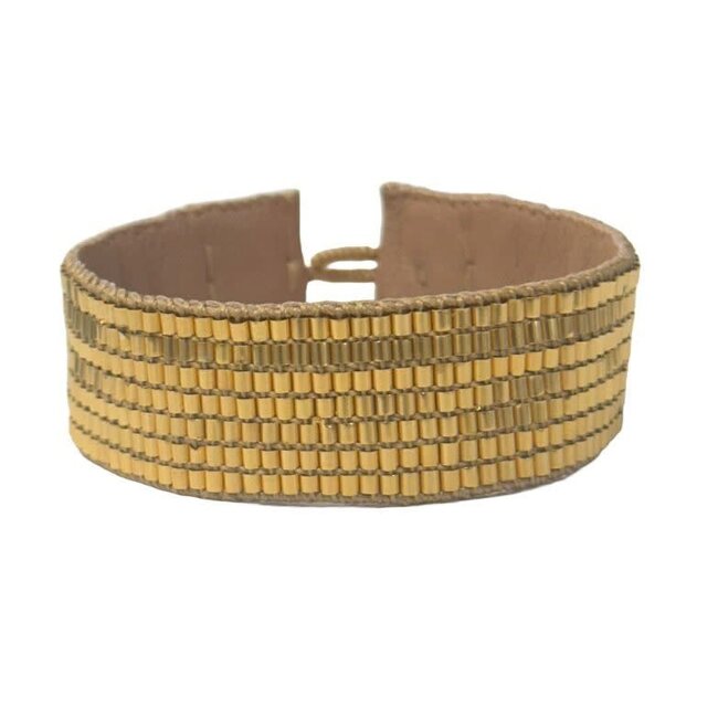 Ibu Jewels Ibu Jewels - Armband Bamboo Gold