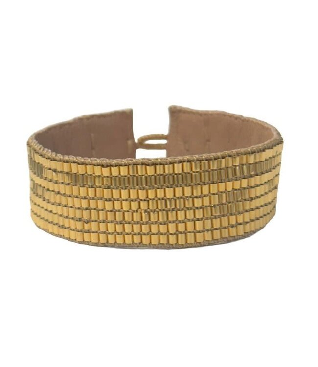 Ibu Jewels Ibu Jewels - Armband Bamboo Gold