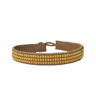 Ibu Jewels Ibu Jewels - Armband Bamboo Gold