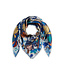 Codello Sjaal Printed Square Flowers Blu
