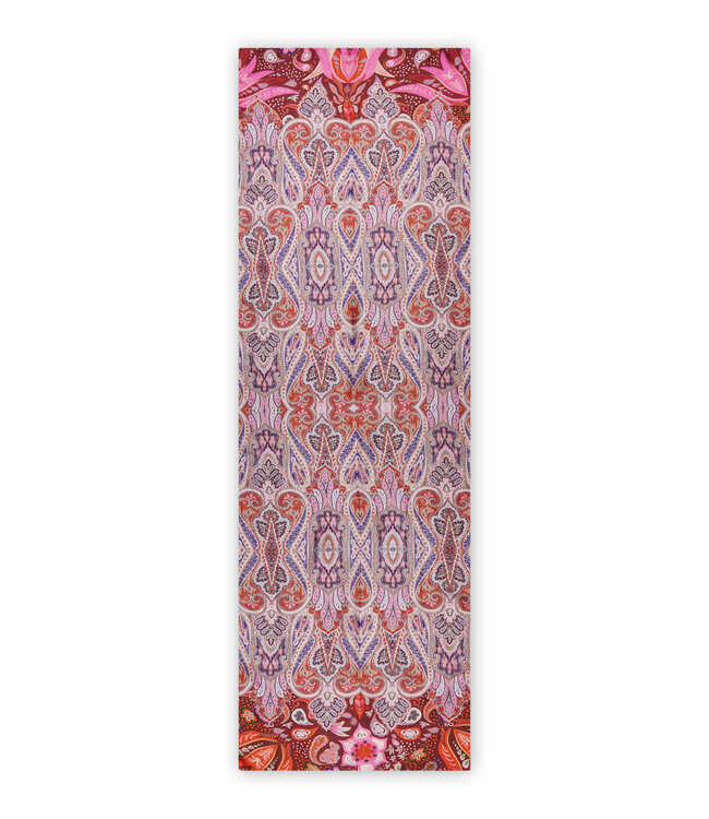 Codello Sjaal Printed Pongé Paisley Pink