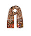 Codello Sjaal Printed Pongé Paisley Beige