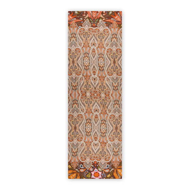 Codello Sjaal Printed Pongé Paisley Beige