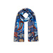 Codello Sjaal Printed Pongé Paisley Blue