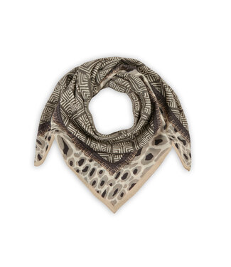 Codello Sjaal Square Graphical Pattern Grey