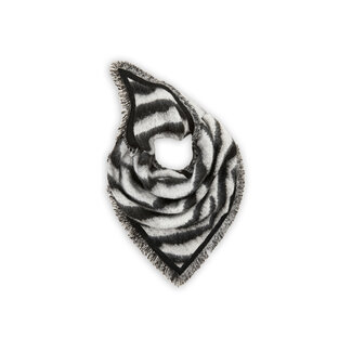 Codello Sjaal Jacquard Triangle Tiger Black