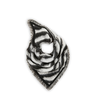Codello Sjaal Jacquard Triangle Tiger Black