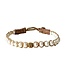Ibu Jewels Ibu Jewels - Armband Cap Henry Pearls Gold