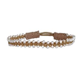 Ibu Jewels Ibu Jewels - Armband Cap Pure Pearls