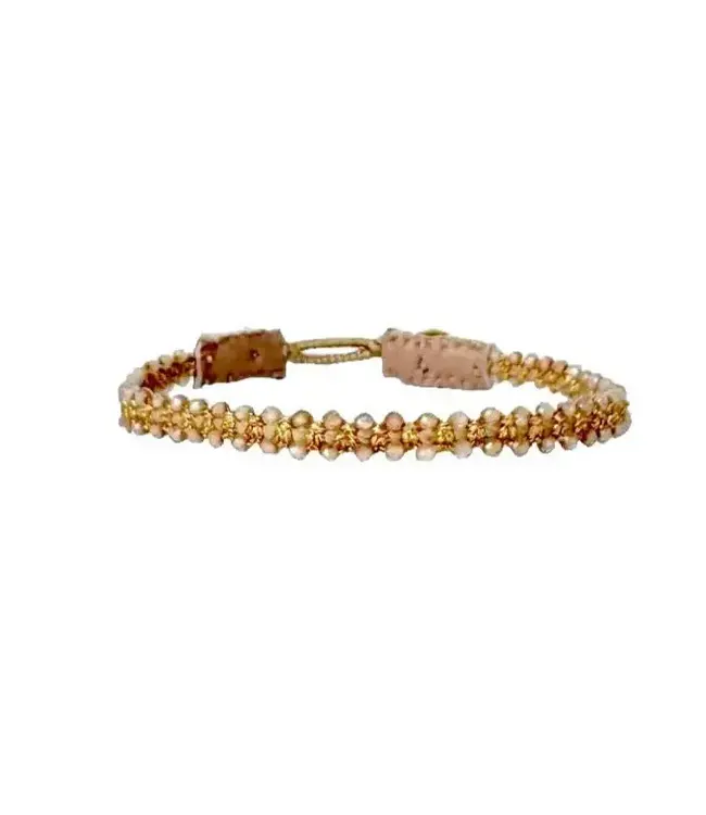 Ibu Jewels Ibu Jewels - Armband Cap Pure Champagne Quartz