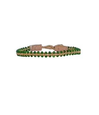 Ibu Jewels Ibu Jewels - Armband Cap Pure Green Jade