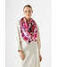Codello Sjaal Printed Square Flowers Red
