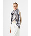 Codello Sjaal Printed Triangle Patched Grey